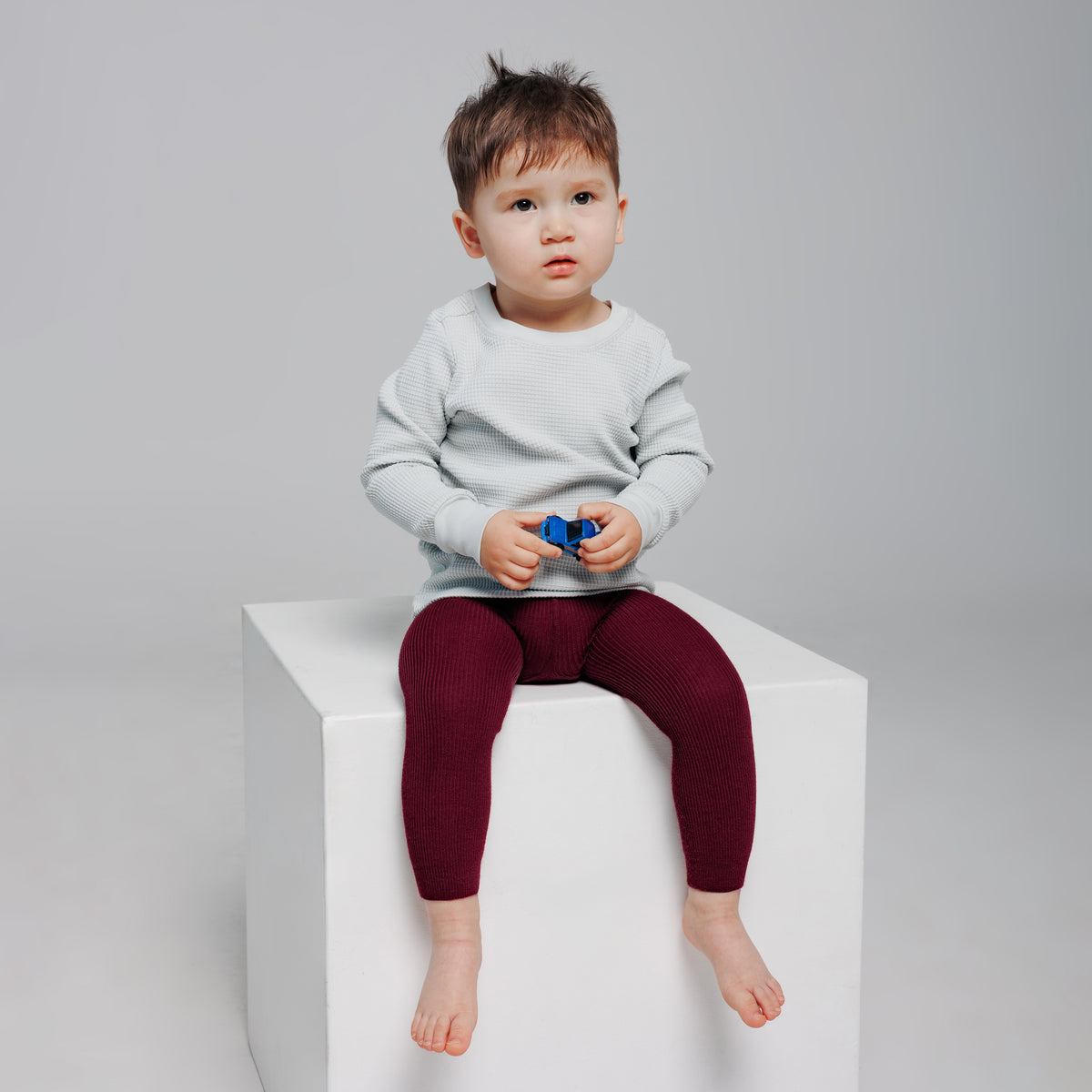 Footless Tights - Cherry Burgundy