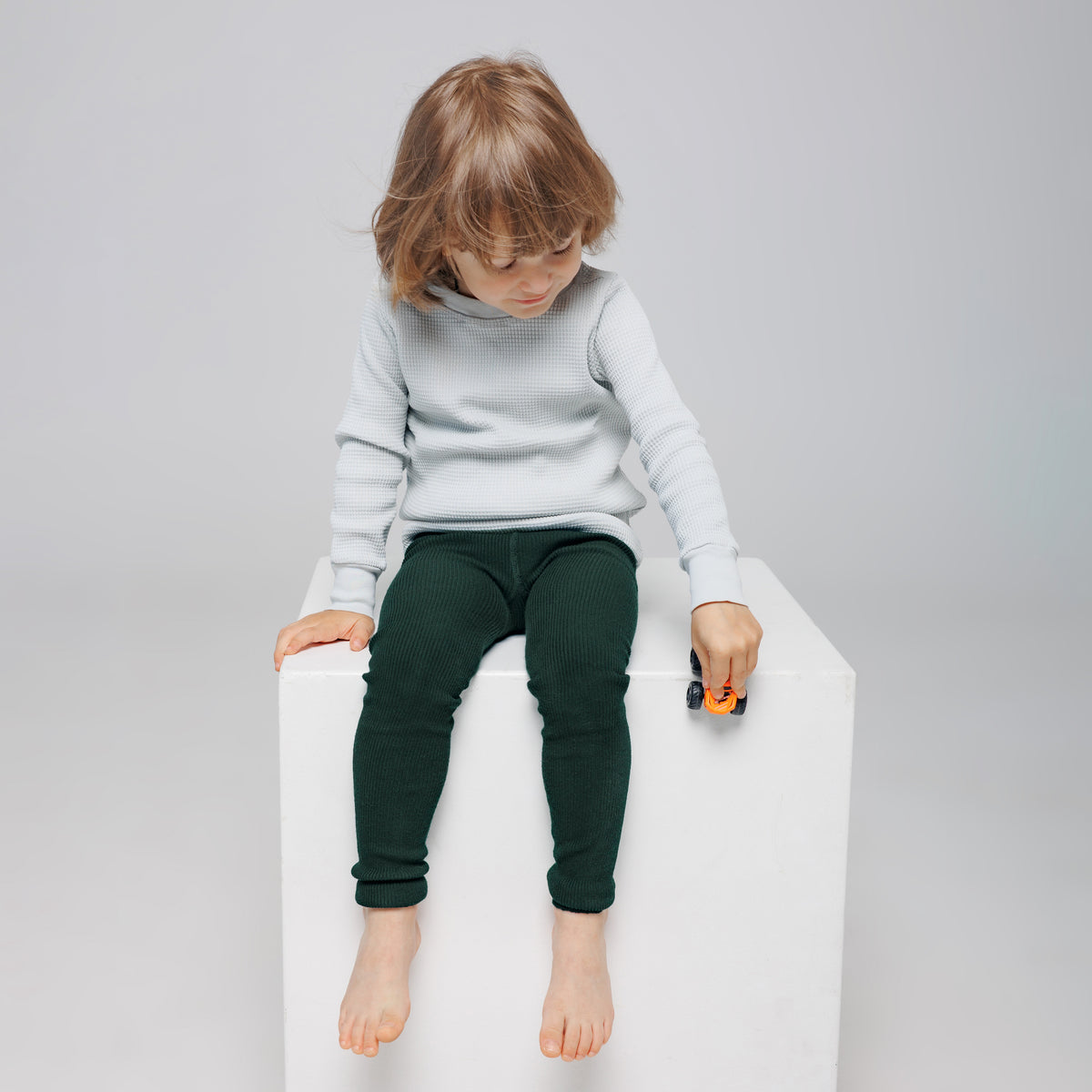 Footless Tights - Conifer Green