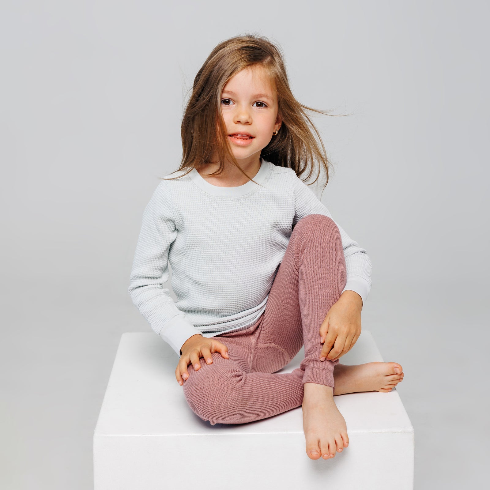 Footless Tights - Dusty Rose