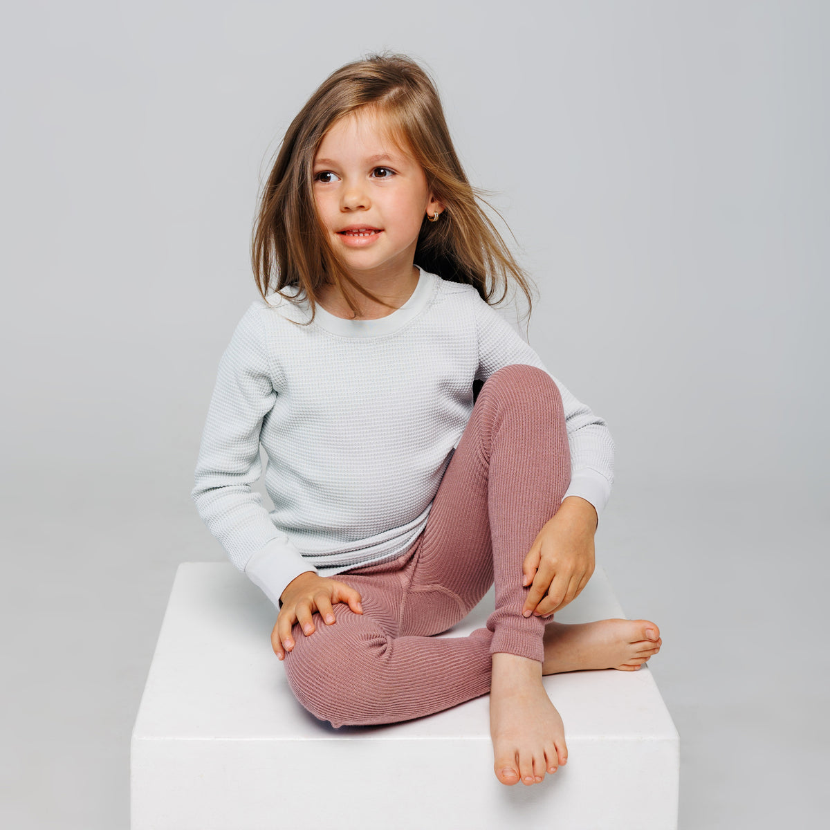 Footless Tights - Dusty Rose