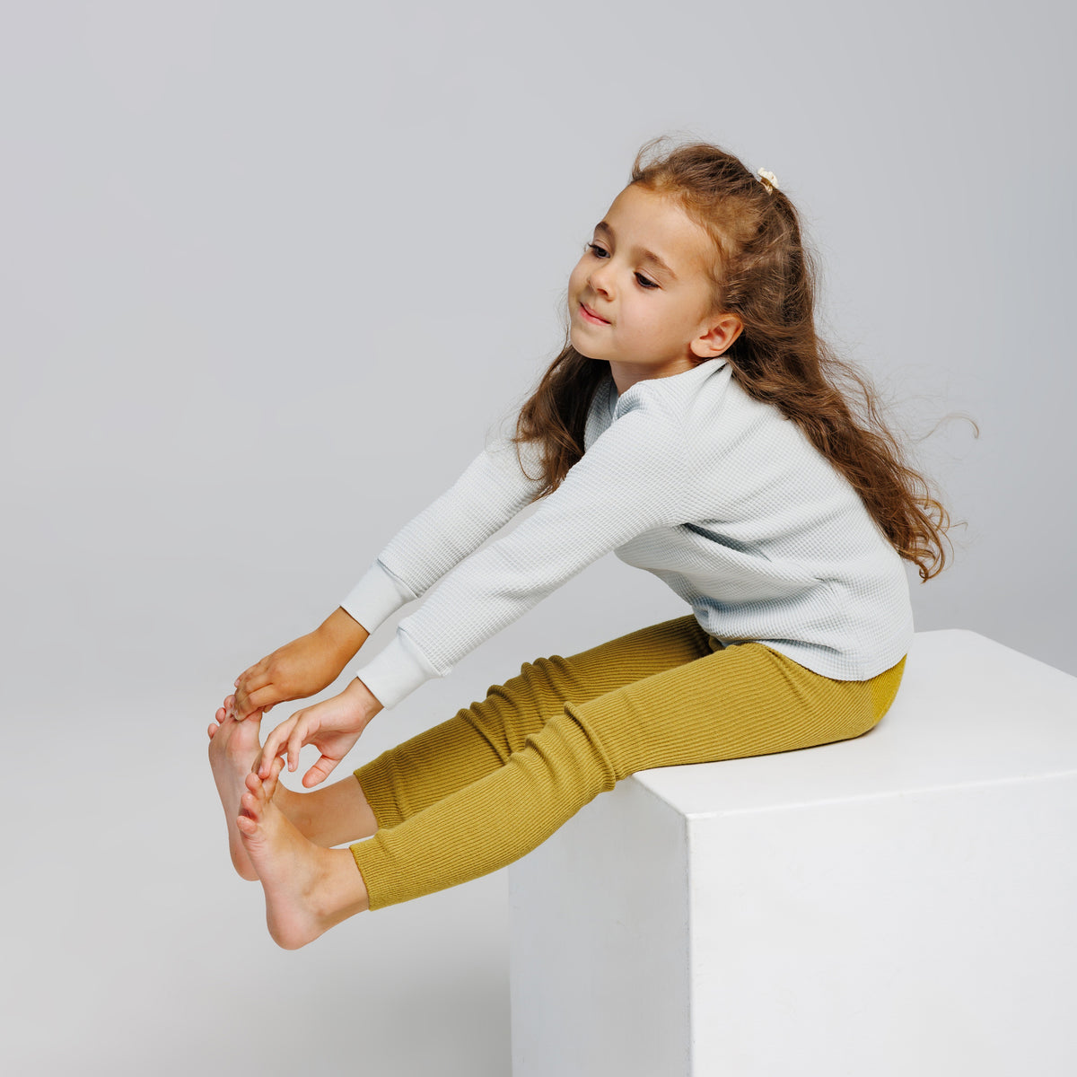 Footless Tights - Yellow Ochre