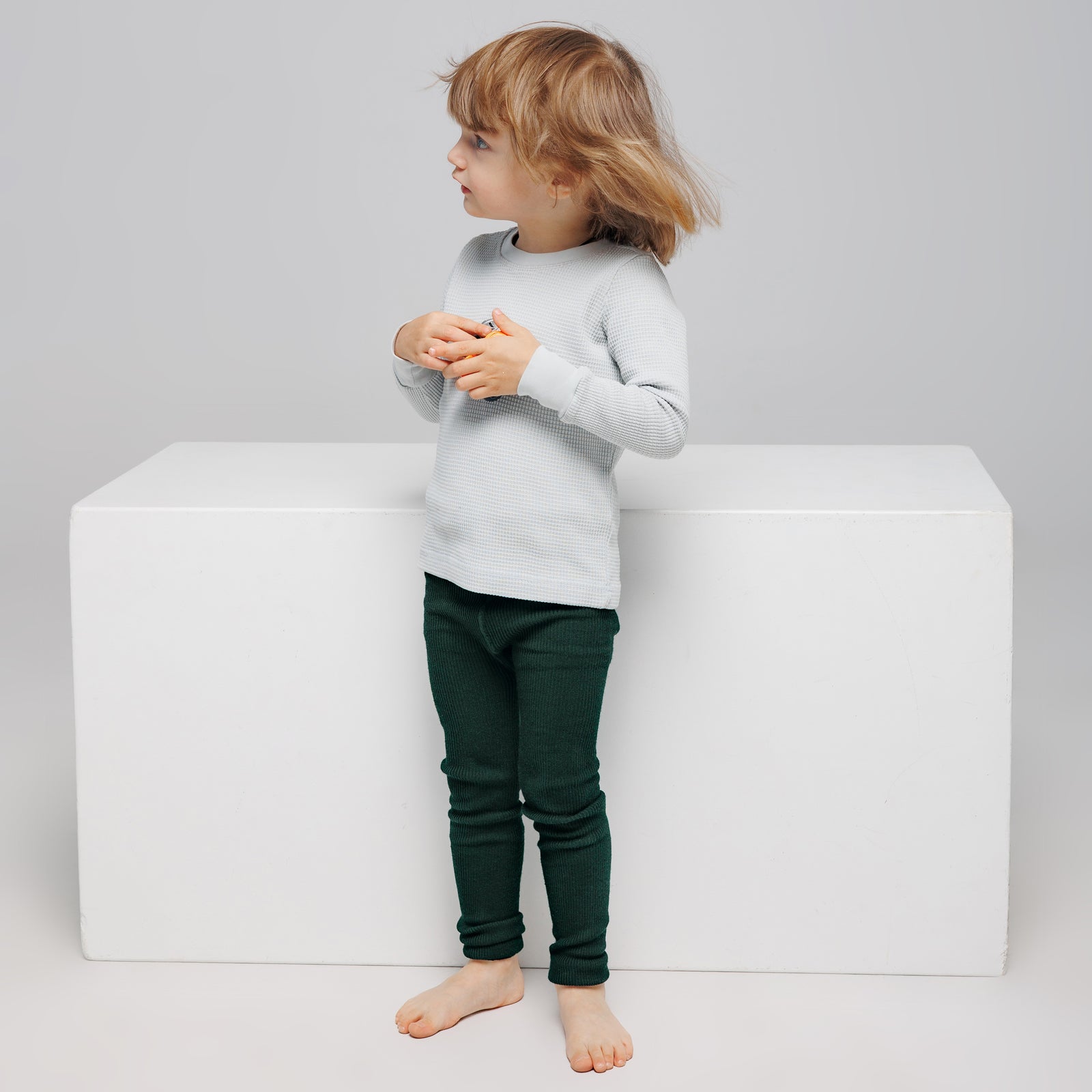 Footless Tights - Conifer Green