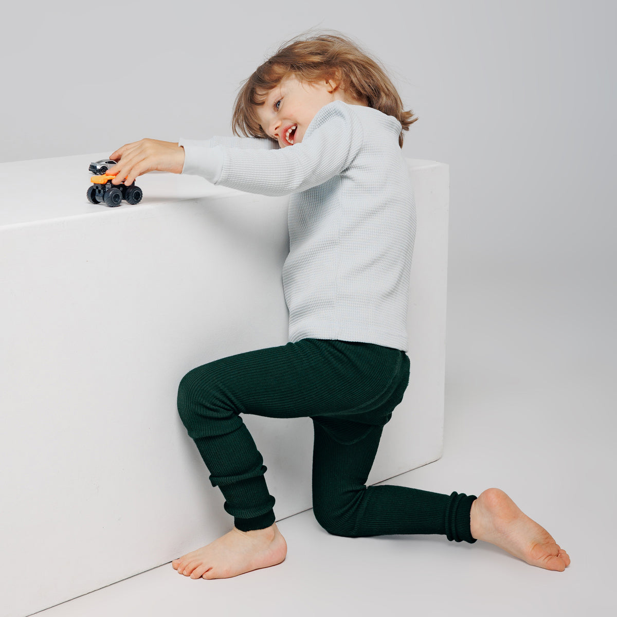 Footless Tights - Conifer Green