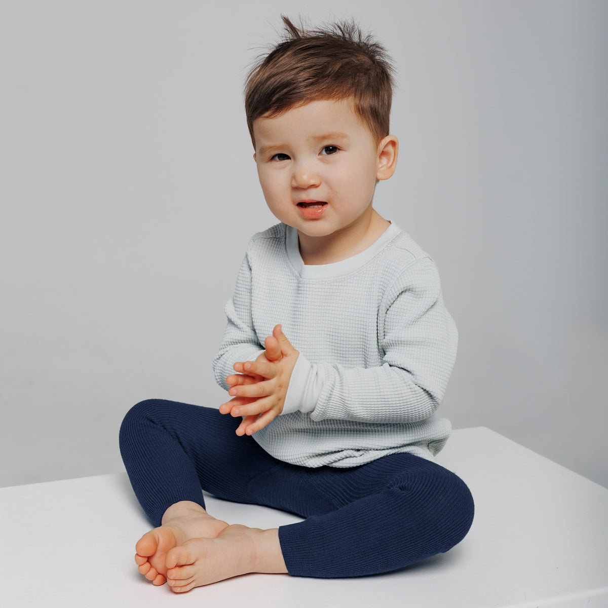Footless Tights - Navy Blue