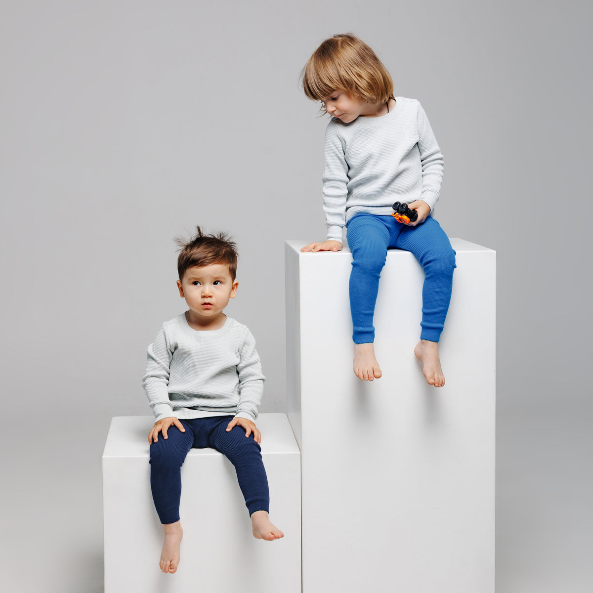 Footless Tights - French Blue