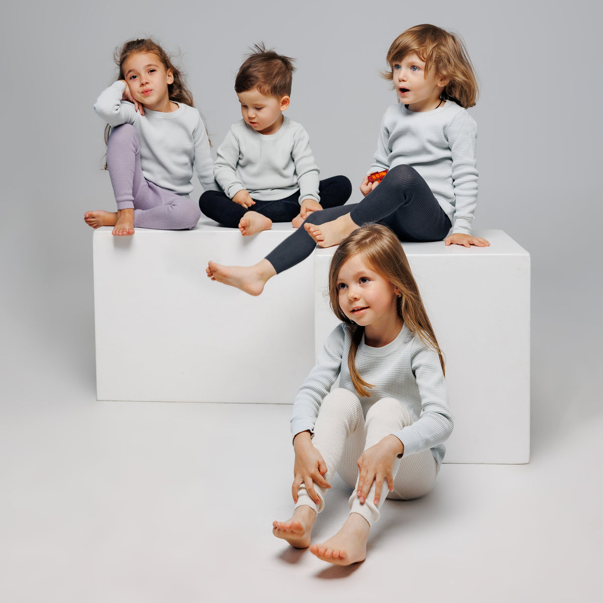 Footless Tights - Pearl Grey