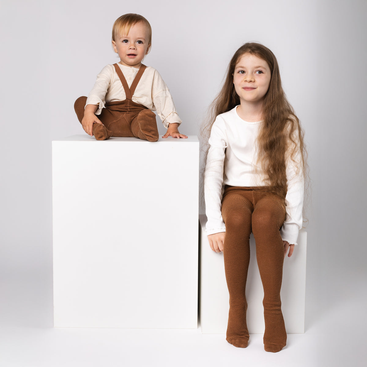 Alpaca Tights - Hazelnut