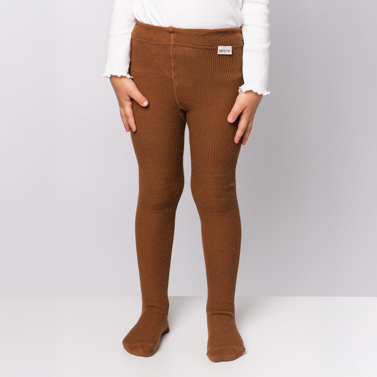 Alpaca Tights - Hazelnut