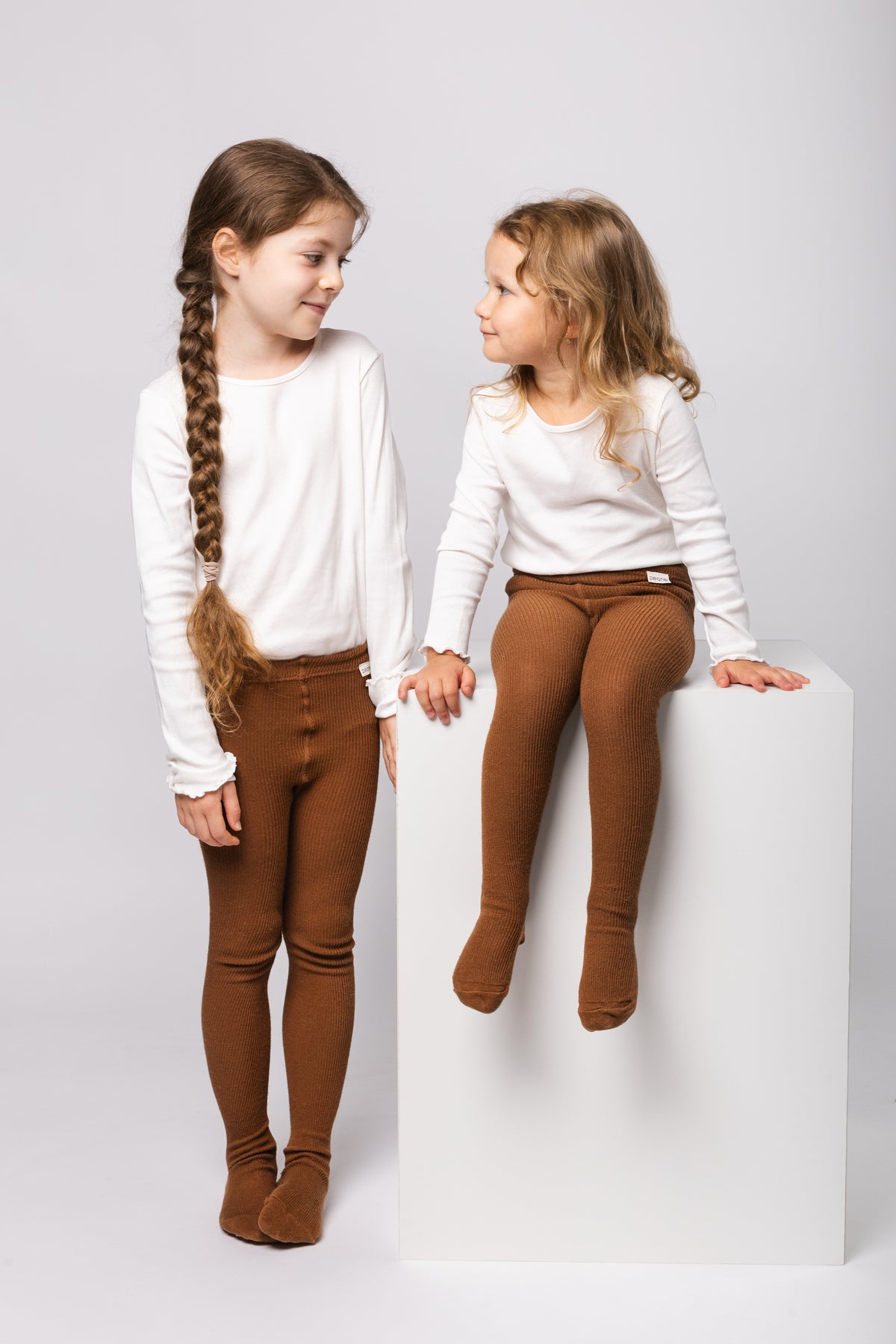 Alpaca Tights - Hazelnut