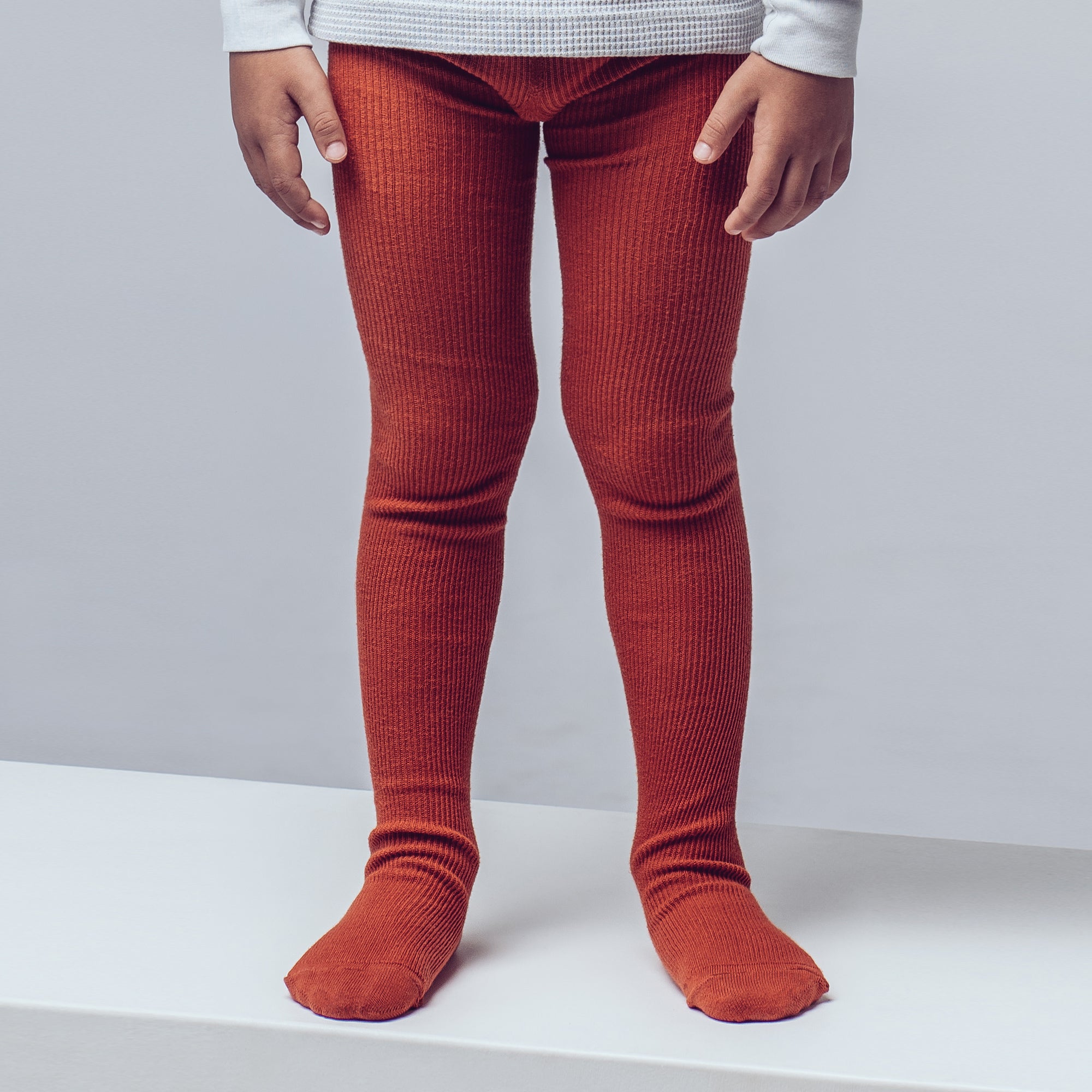 Organic Footed Tights with Braces