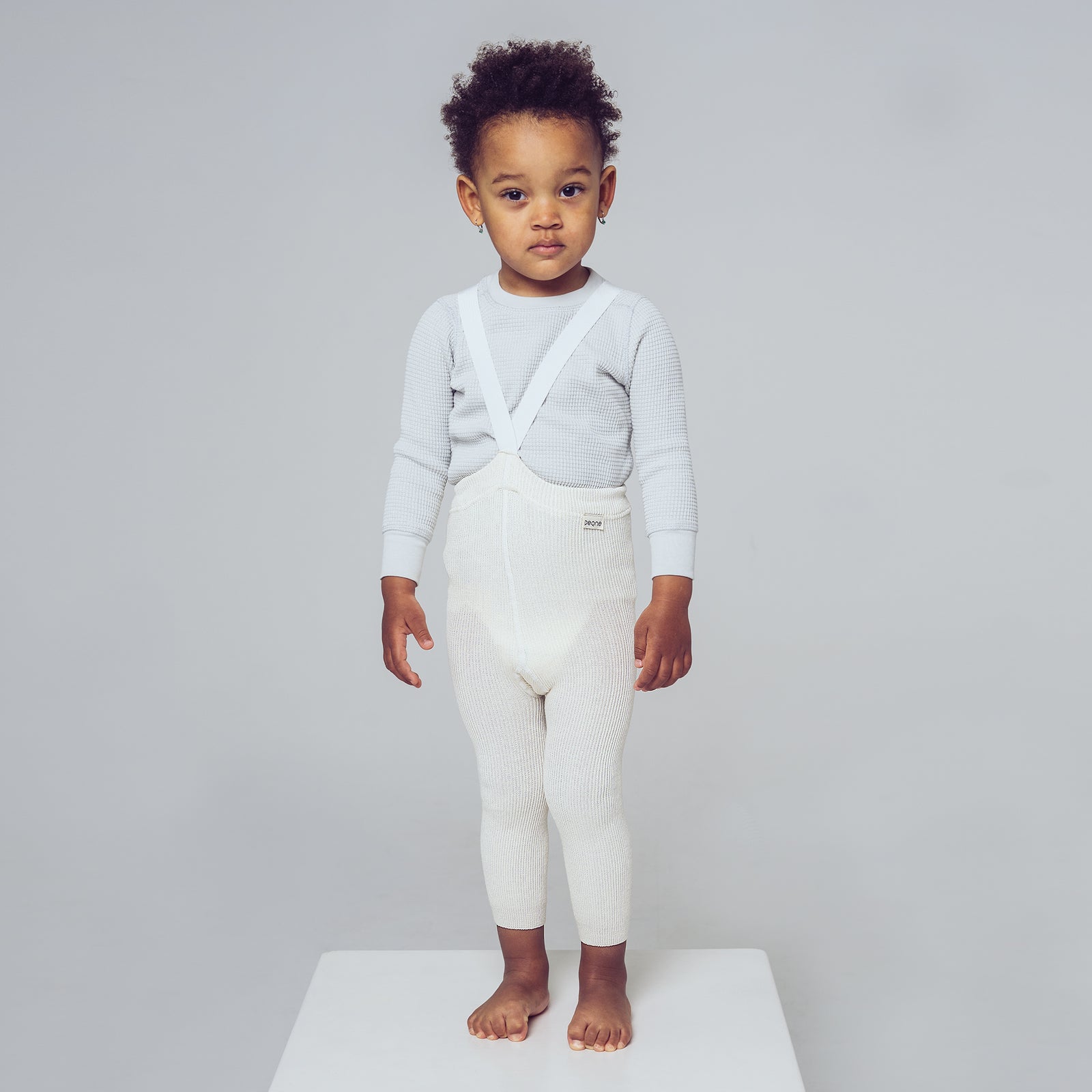 Footless Tights with Braces - Undyed